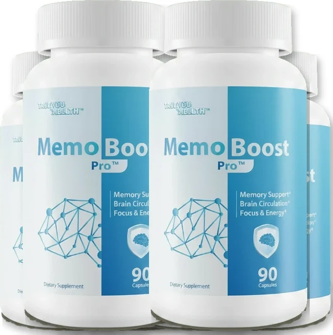 Memo Boost Pro six-bottle memory supplement bundle