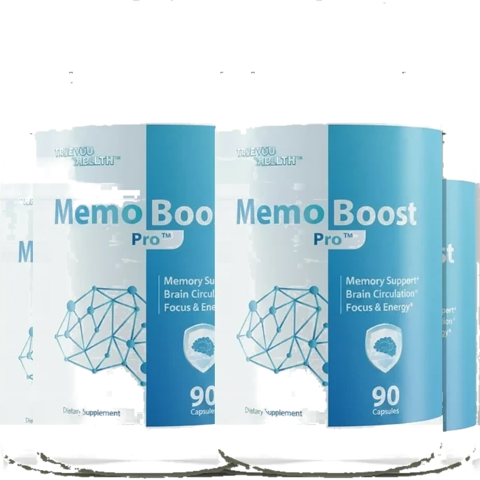 Memo Boost Pro 6 bottles memory supplement package